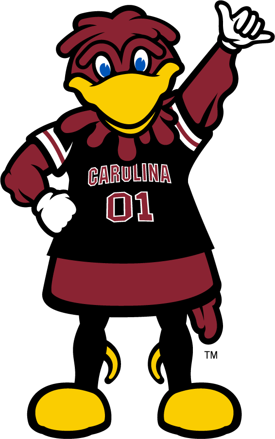 South Carolina Gamecocks 2014-Pres Mascot Logo t shirts iron on transfers
